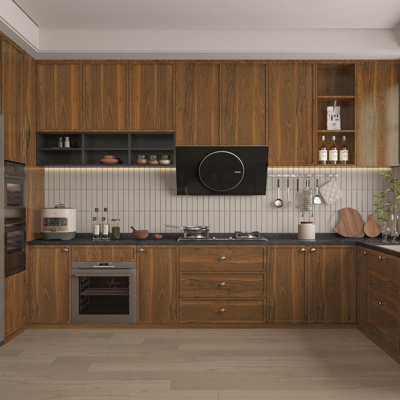 Decoroom Wood Grain Contact Paper Peel and Stick, Thicken Vintage Wood Contact Paper for Cabinets Furniture, Natural Wood Wallpaper Self-Adhesive Removable Waterproof Vinyl Film 23.6 in X 118.1 in - Image 3